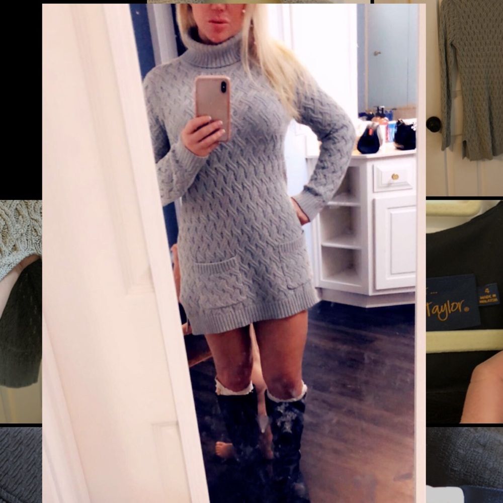 Jean Pierre turtleneck sweater dress S